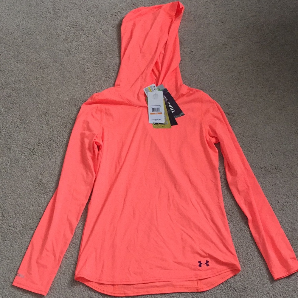 Under Armour hooded quick dry shirt